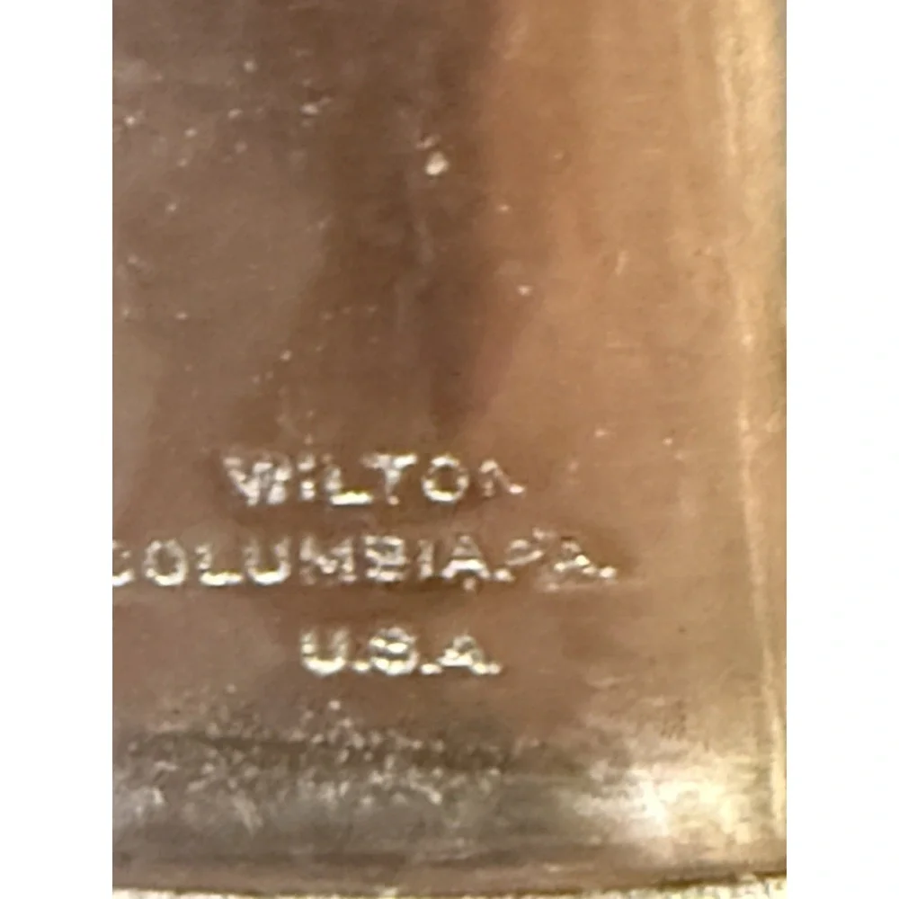 Wilton Pewter Salt & Pepper Shakers Vintage 4.5 Made In USA Set of 2 Vintage MCM